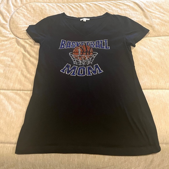 Bling Basketball Mom Shirt - Picture 1 of 4